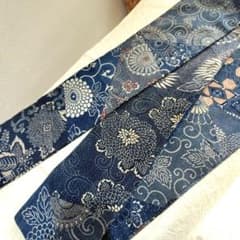 藍染　半幅帯　パッチワーク 藍染 半幅帯 パッチワーク - メルカリ