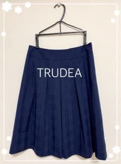 TRUDEA♡トルディア スーツ スカート 紺 チェックのサムネイル