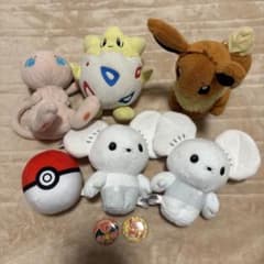 ポケモン ぬいぐるみセット5点セットとおまけのサムネイル