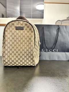 【値下げ】GUCCI GGパターン リュックのサムネイル