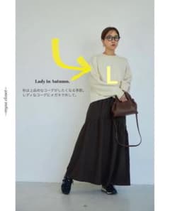 【新品/未使用】田中里奈 ニット アイボリー Lのサムネイル