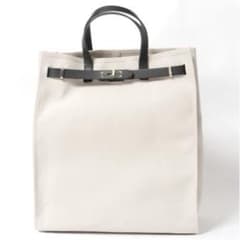 美品】SITA PARANTICAキャンバス レザー トート L ベージュ - メルカリ