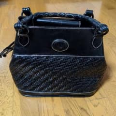 BALEO GALUBANO　ブラック　編込み ハンドバッグのサムネイル