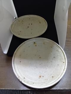 本日限定価格【新品、未使用】人気　陶芸家　中村哲雄さん　陶器　お皿2点 本日限定価格【新品、未使用】人気 陶芸家 中村哲雄さん 陶器 お皿2点