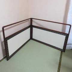 茶道具 風炉先屏風 網代 両面仕様 桑縁 利休梅 和山作 紙箱 - メルカリ