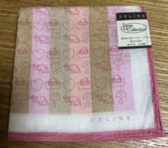 CELINE 大判ハンカチ 58cm×58cm ピンクのサムネイル