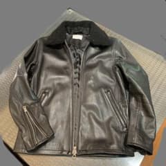FREAK’S STORE【山羊革】ゴートスキンジャケット 本物ムートン襟付のサムネイル