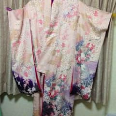正絹振袖   今だけ帯締め2つ付けます♡⃛ೄのサムネイル