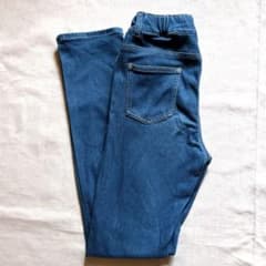 裏起毛 GLOBAL WORK グローバルワークスキニーデニムパンツ 160のサムネイル