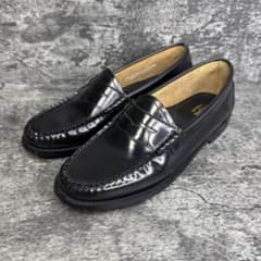 極美品✨ ジーエイチバス ラーソン コインローファー 24.5cm ブラック 