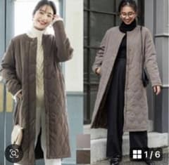 cocaプードルボア キルトロングコート　Mのサムネイル