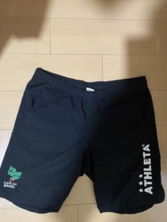 ATHLETA アスレタ サッカー ハーフパンツ ブラックのサムネイル