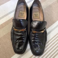 Christian Dior ローファー ブラック ゴールド金具のサムネイル