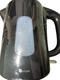 N simple 電気ケトル 1.0L 黒