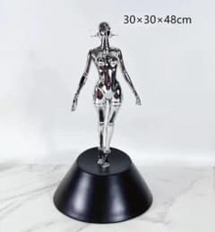 セクシーアンドロイド　インテリア　女性体ロボット　シルバー　メッキ セクシーアンドロイド インテリア 女性体ロボット シルバー メッキ