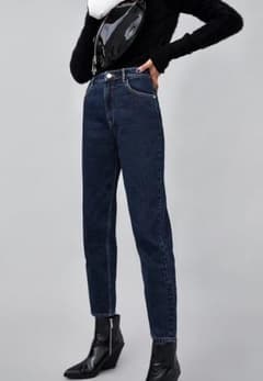 ZARA マムフィットデニムパンツのサムネイル