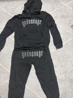 godsavage セットアップ ブラックL usdrip swag y2kのサムネイル