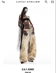 LATUI ATELIER OAF JEANS - メルカリ