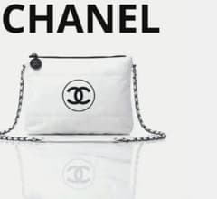 CHANEL ショルダーバッグ ホワイト ノベルティ新品未使用本物 - メルカリ