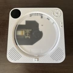 【ジャンク品】CDプレーヤー Bluetooth ホワイト リモコン付きのサムネイル