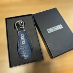 【新品未使用】★CORNES★キーリング/ネイビーのサムネイル