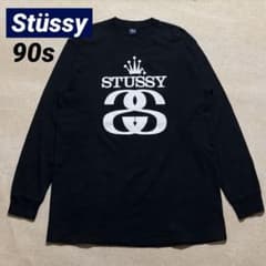 紺タグ 90s old stussy ssリンク シャネル 折れクラウン ロンT - メルカリ