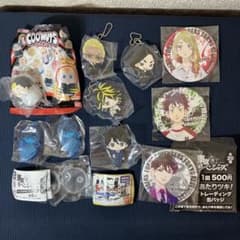 Tokyo Revengers Coonuts Can Badge Rubber Mascot Acrylic Stand Bundle