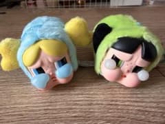 POPMART CRYBABY 파워 퍼프 걸즈 버블 스 버터 컵 2 점 세트