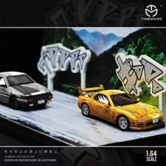 1/64 Time micro 頭文字D 藤原拓海AE86 高橋啓介FD3S TIME Micro 1/64 頭文字D AE86 & FD3S マンガ風 - メルカリ