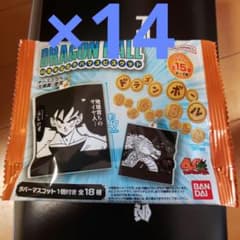 お菓子⑩　ドラゴンボール　40周年記念ラバマスビスケット×14袋