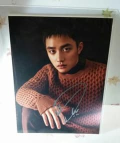 ⑦ EXO ディオ ポストカード 直筆サイン入りのサムネイル