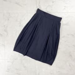 FOXEY NEWYORK タックフレアスカート 膝丈 黒 40*JD430 - メルカリ