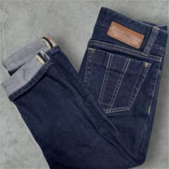 美品 バーバリーロンドン デニム ジーンズ ノバチェック 36 三陽商会