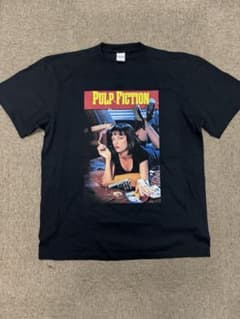 人気映画　パルプフィクション　Tシャツ XLサイズ ブラックボディのサムネイル