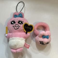 おぱんちゅうさぎ マスコットストラップ ・ヘアゴムのサムネイル