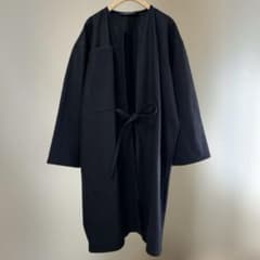 Sofie d’Hoore ケープ　コート　ネイビーブラック SOFIE D'HOOREソフィードール コート ネイビー 36 - メルカリ