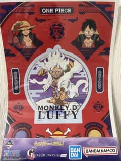ONE PIECE 이치 반 쿠지 스티커 니카루피기아 5