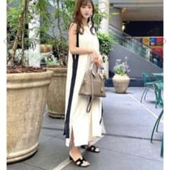 BONJOUR SAGAN♡サイドラインワンピース　エクリュのサムネイル