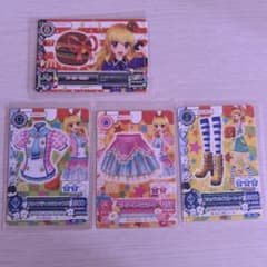 アイカツカード 4枚セット マクドナルドコラボのサムネイル