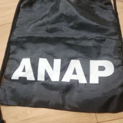 ANAP ナップザック ブラック ロゴのサムネイル