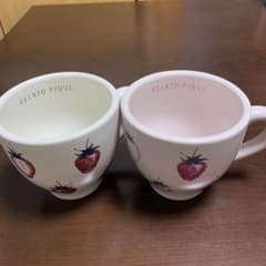 ジェラートピケ　いちごマグカップ　ペアのサムネイル
