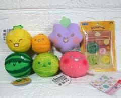 スイカゲーム 羊毛フェルト風マスコットぬいぐるみ Sanrioマスコット