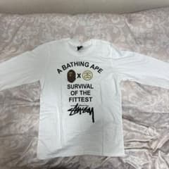 A BATHING APE ロンT ホワイトのサムネイル