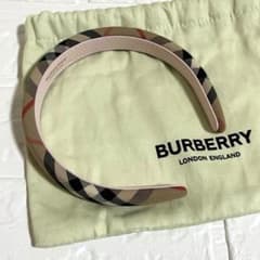 BURBERRY バーバリー チェック カチューシャ ヘアバンド キッズ - メルカリ