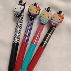 日焼けキティ✨新品未使用未開封‼️ボールペン4本セット✨まとめ売り