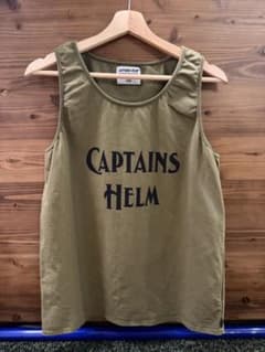 CAPTAINS HELM LOGO TANK TOP OLIVE Lサイズ - メルカリ