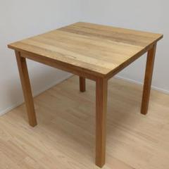 無印良品 無垢材テーブル　オーク材　幅80cm奥行80cm×高さ72cm 無印良品 無垢材テーブルレンタル - レンタルキング-