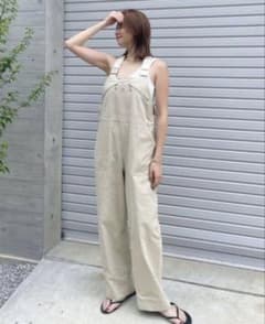 新品　SeaRoomlynn リップストップWashサロペット　M ベージュ SeaRoomlynn⭐︎リップストップWashサロペット - メルカリ