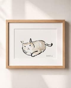 やなせたかし　原画　水彩画　メルカリ便にて発送致します 猫の水彩原画｜ポストカードサイズ｜一点物 2026 - メルカリ