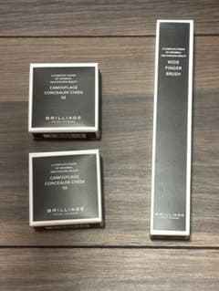 人気色セット】BRILLIAGE コンシーラー チーク 02 04 &ブラシ - メルカリ